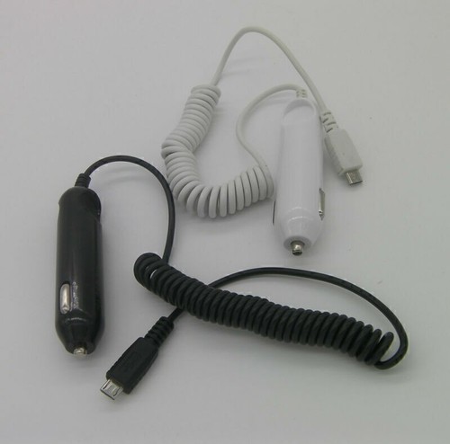 Caricabatteria auto bianco - caricabatteria,